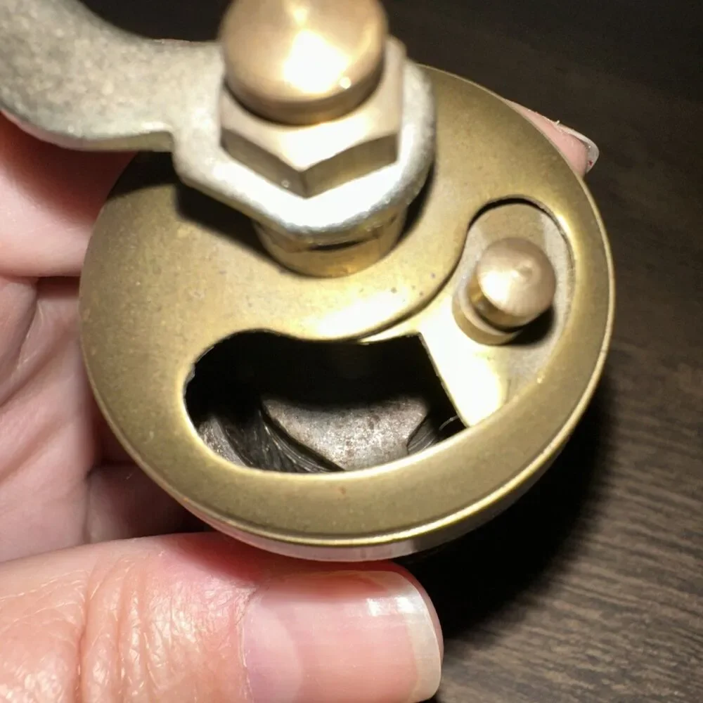 Vintage Spice Grinder Brass 1970s 3 Inches High Coffee Small Mini